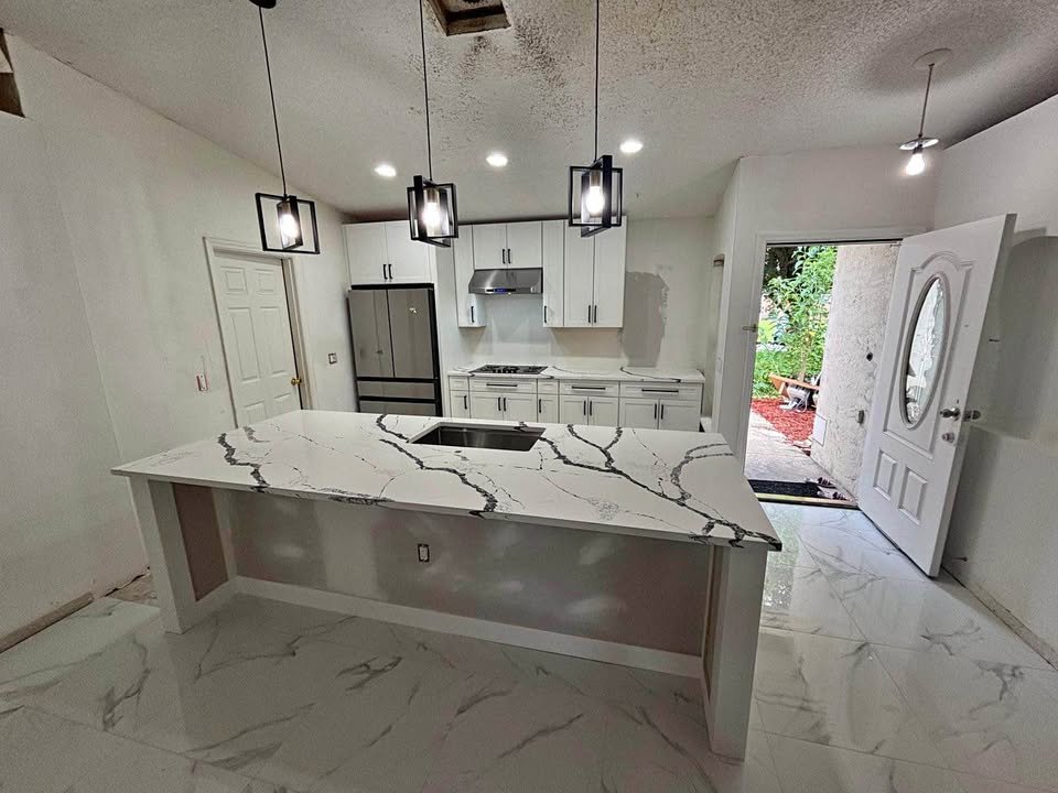 Contemporary Island Kitchen