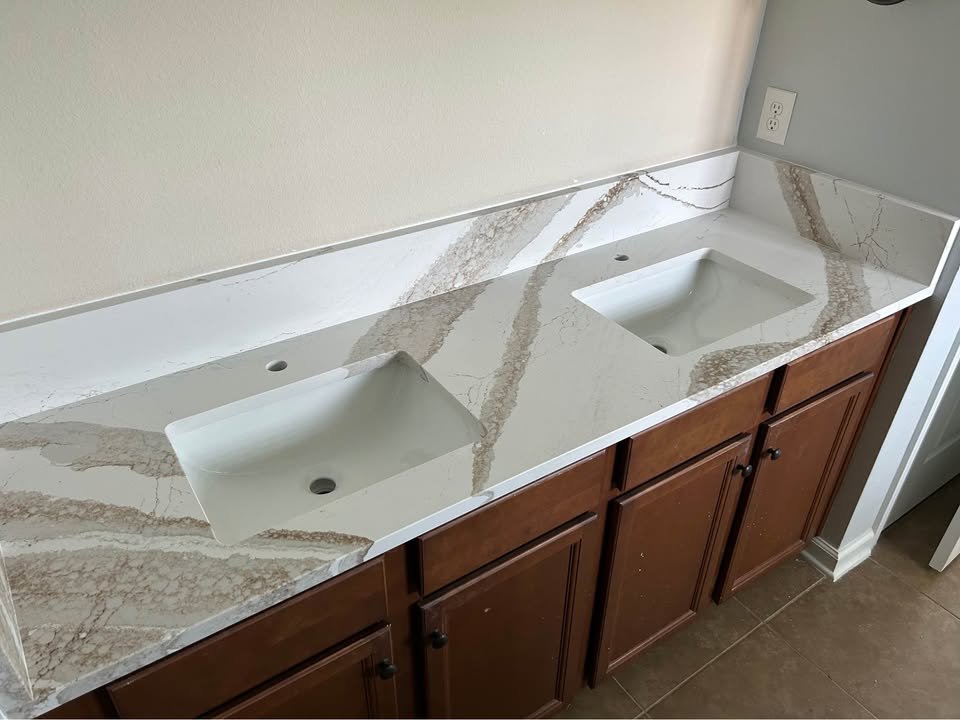 Custom Double-Sink Surface